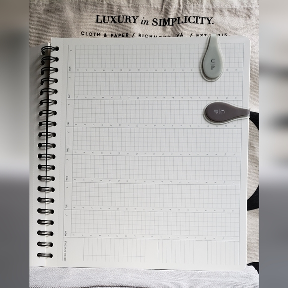 Cloth and Paper Time Block Notebook - Brand New 35 - Picture 6 of 16